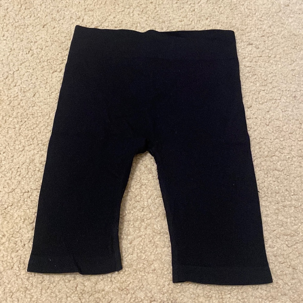 Black Vintage Biker Shorts